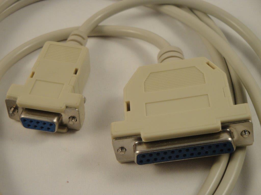 SUB-D Datenkabel 9-pol F/ 25-pol F gekreuzt 2m  CAB696