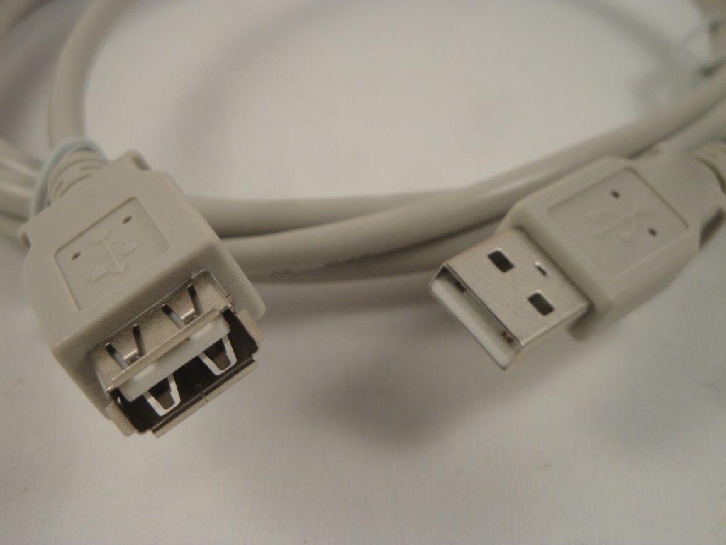 USB 2.0 AA/MF  A-Stecker auf A-Buchser 3m  Verl�ngerung