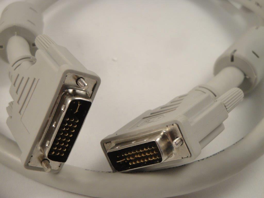 DVI Kabel analog Stecker auf digital Stecker 1,8m