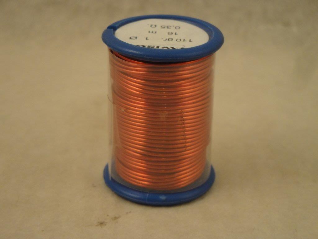 Kupferlackdraht 1,0mm, 110g, 16m, 0,35 Ohm