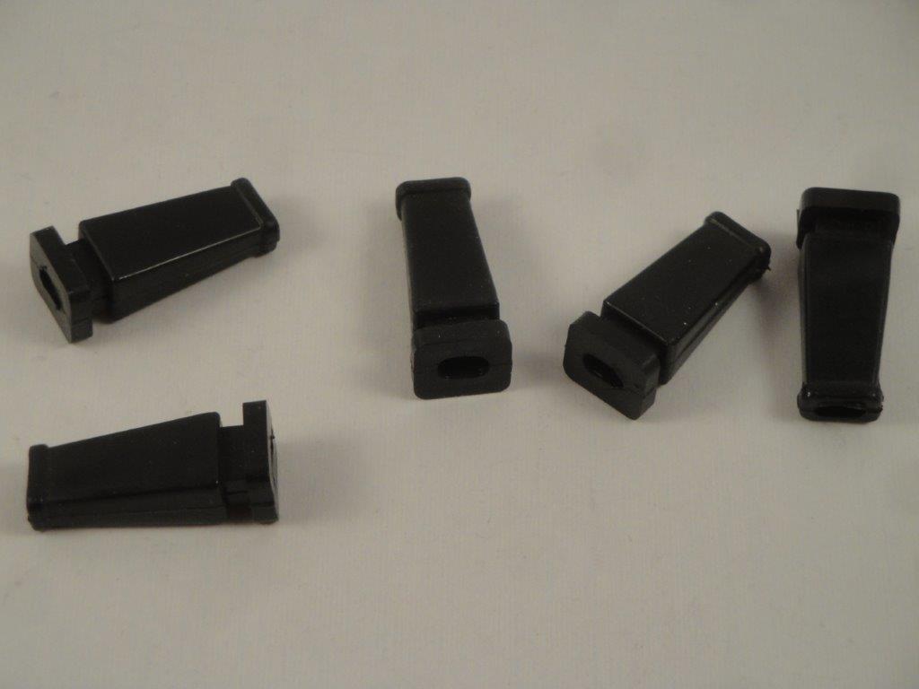 Knickschutzt�lle  bis 6,5x3,5mm schwarz,  KT0457