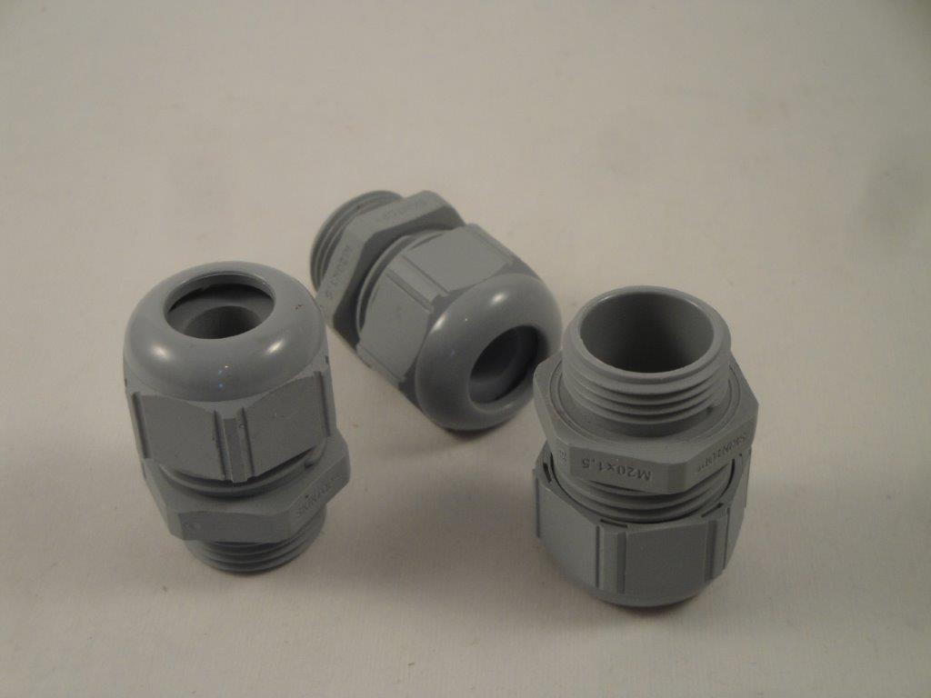 Anbauverschraubung M20x1,5  dunkelgrau 9,5-13,0mm Skintop