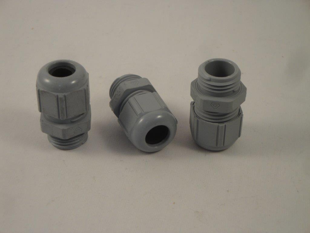 Anbauverschraubung M16x1,5  dunkelgrau 9,5mm RU
