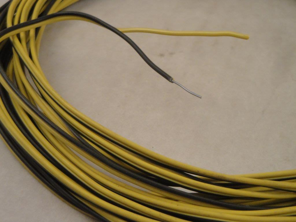 Schaltdraht gelb/schwarz 2x0,7mm�, 10m Ring