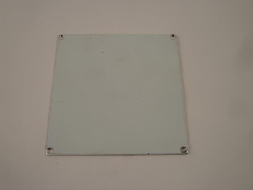 Frontplatte Alu 89x89x1,5mm gebohrt Frontplatte Alu 89x89x1,5mm gebohrt