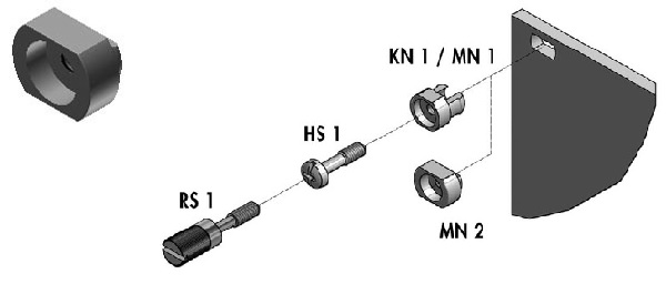 Metallnippel, Fischer MN 2