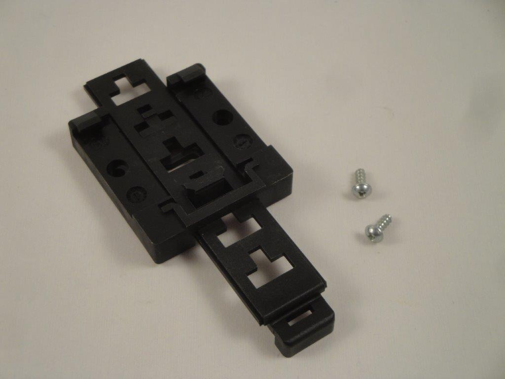 DIN-Hutschienen Halterung, Kunststoff 45x105mm