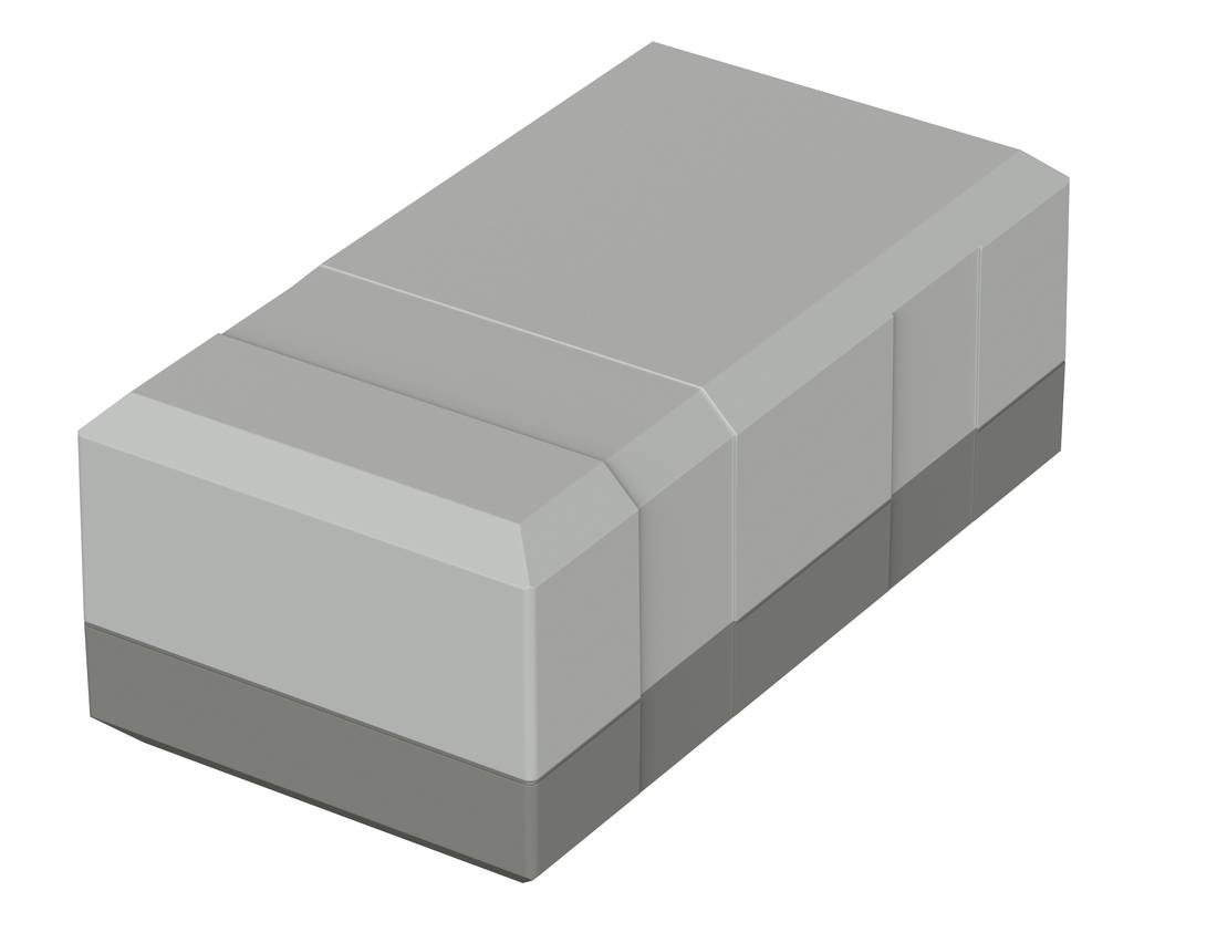 EG1040 Elegantgeh�use, 100x54x40mm, Bopla EG 1040 B, vergilbt