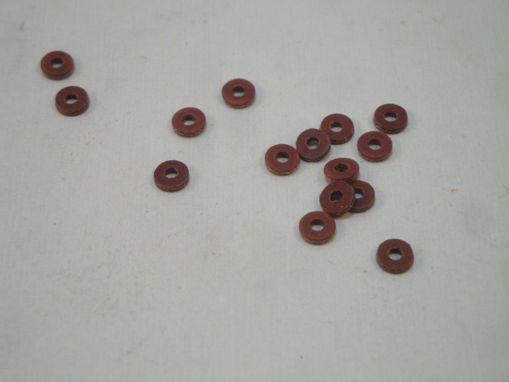SKPU 1,2mm Unterlegscheibe M1, braun, Pertinax 4,0x1,2x1,0mm