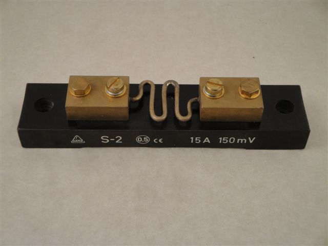 Stromshunt f�r 15A, 15A / 150mV, Ganz S-2