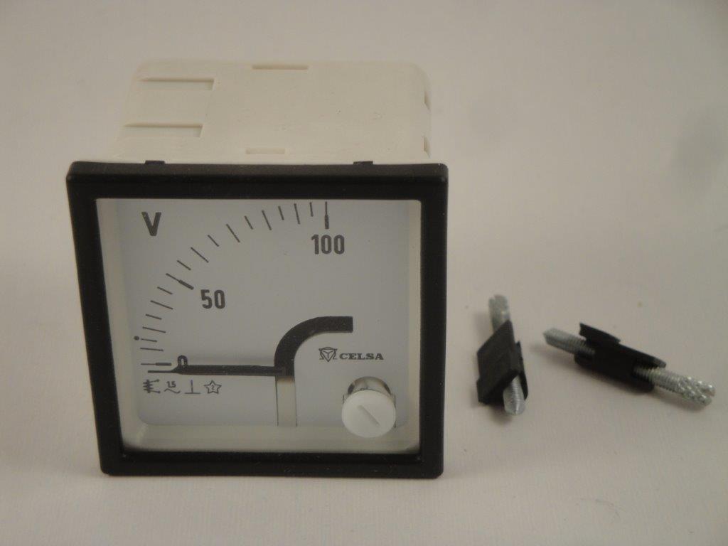 EQ48 100V Dreheisenvoltmeter Kl 1,5 CELSA EQ48