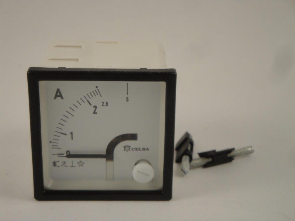 EQ48 2,5A Dreheisenamperemeter Kl 1,5 CELSA EQ48