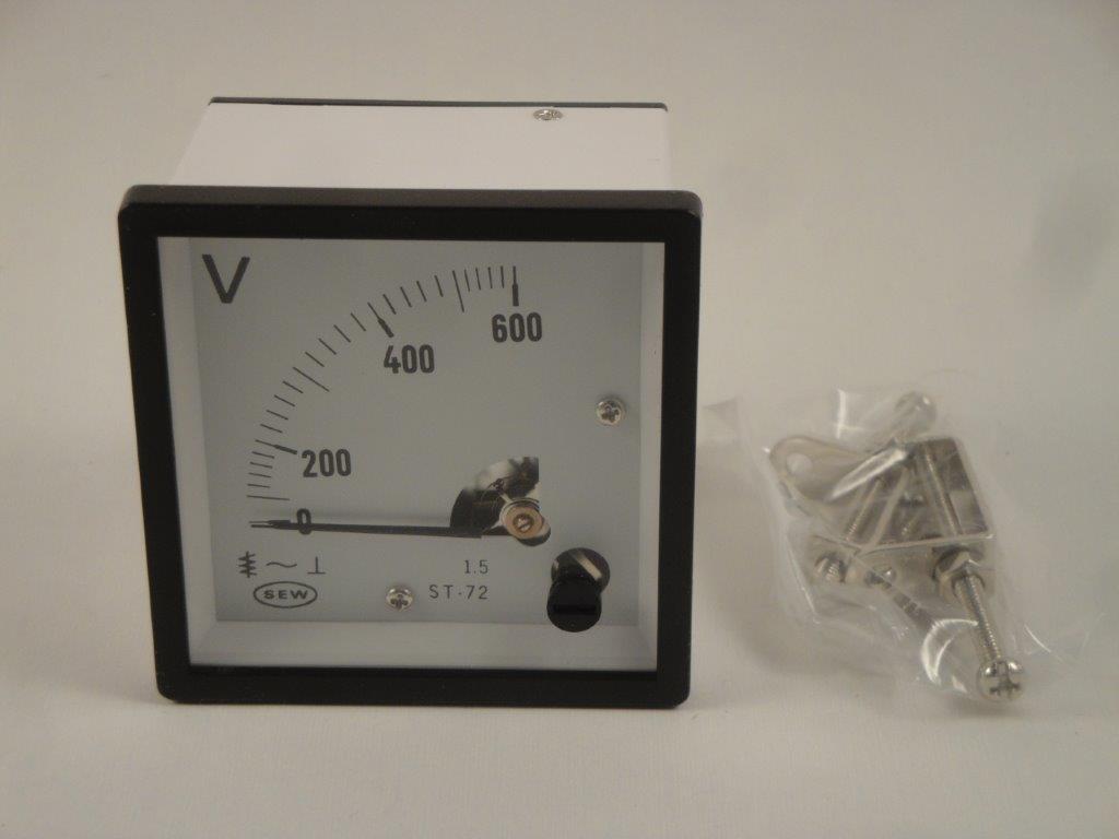 ST72  600V Dreheisenvoltmeter Kl 1,5 SEW ST-72