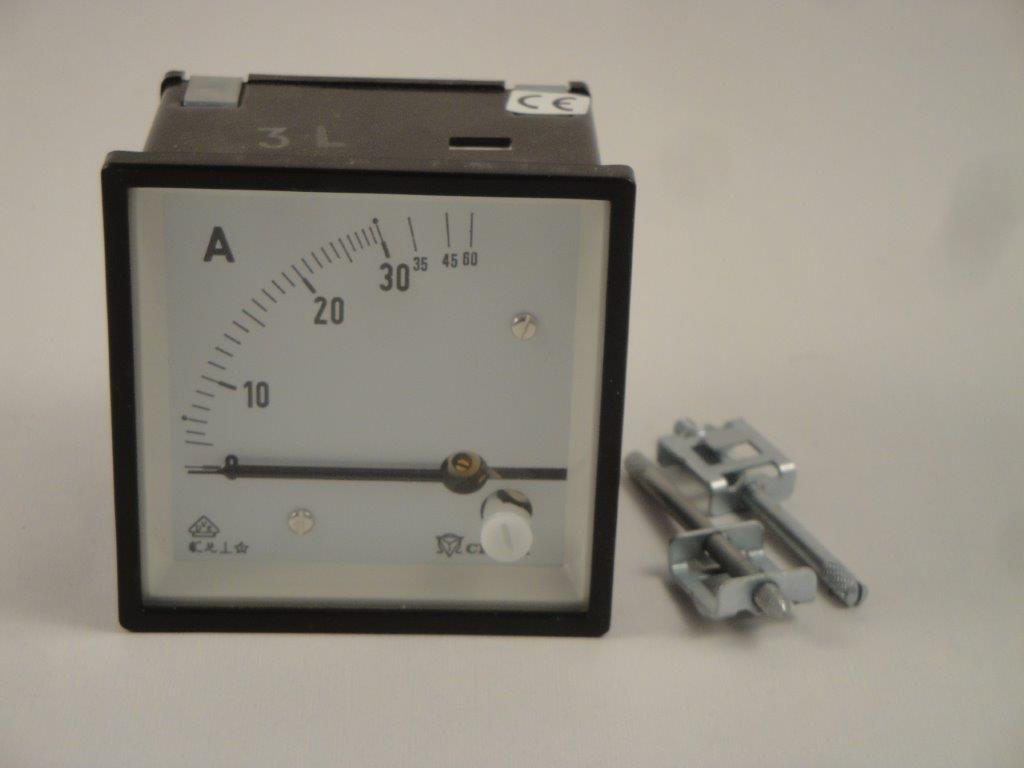 ST72  30/60A Dreheisenamperemeter Kl 1,5 CELSA EQ72