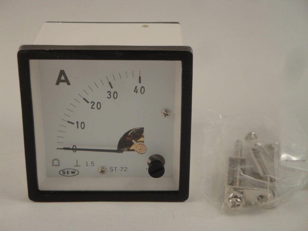 ST72  40A Dreheisenamperemeter Kl 1,5 SEW ST-72