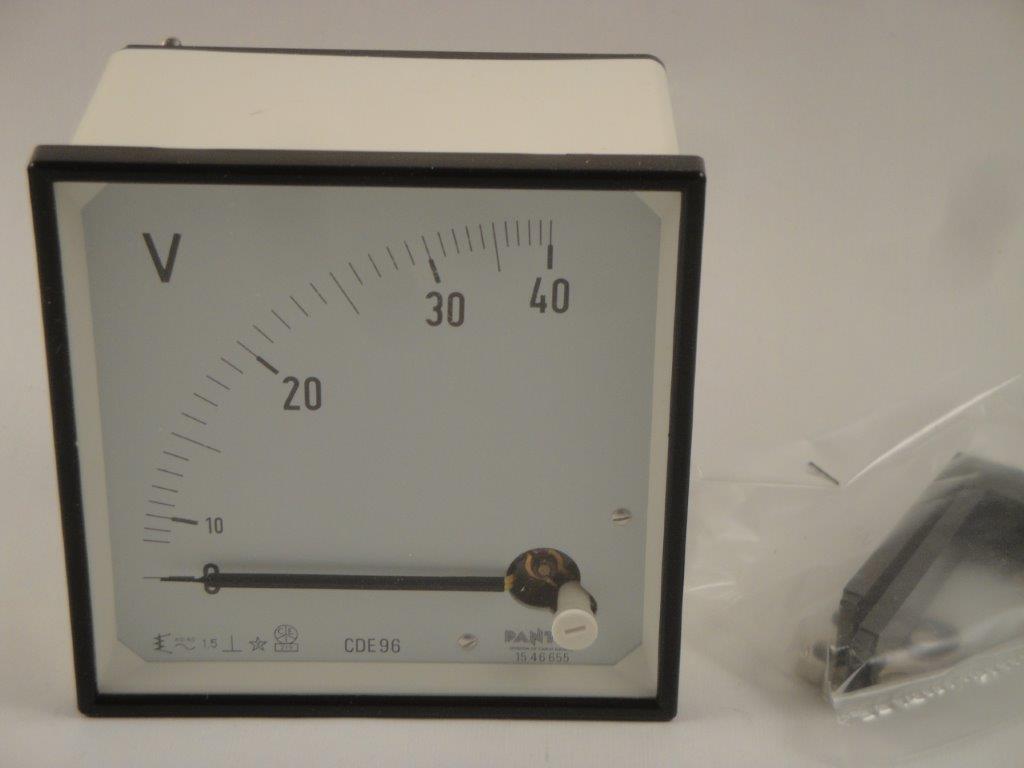 ST 96 40V Dreheisenvoltmeter, Pantec CDE96 ST 96 40V Dreheisenvoltmeter, Pantec CDE96