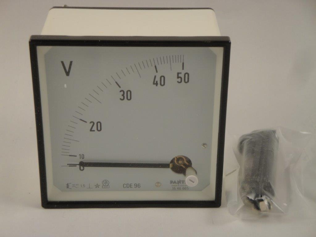 ST 96 50V Dreheisenvoltmeter, Pantec CDE96 ST 96 50V Dreheisenvoltmeter, Pantec CDE96