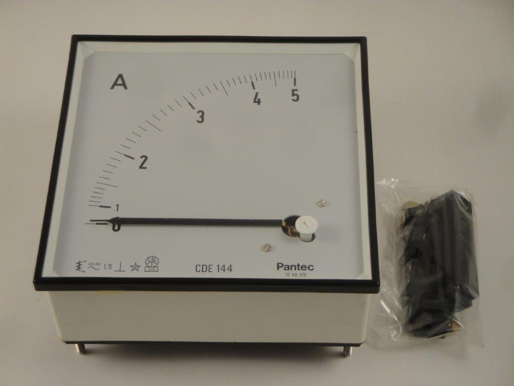 144LA 5A  Dreheisenamperemeter Carlo Gavazzi