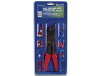 Kabelcrimpzange mit 80 Stecker "Fast-on"