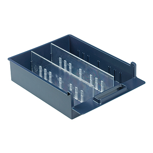 Trennw�nde Regalschublade 4-800 gro�, 12 Stk., raaco 107617
