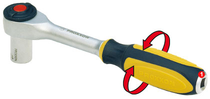 Rotary-Ratsche 1/4", Proxxon 23082