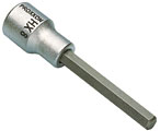 Innensechskant-Einsatz 3/8" HX10, 80mm, Proxxon 23581 Innensechskant-Einsatz 3/8" HX10, 80mm, Proxxon 23581