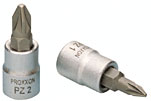 Pozidrive-Einsatz No1 1/4", Proxxon 23733