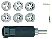 Schneideisenhalter mit Schneideisen M3 - M10, Proxxon 24082