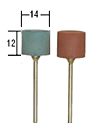 Elastische Polierk�rper 2 Stk., Proxxon 28295