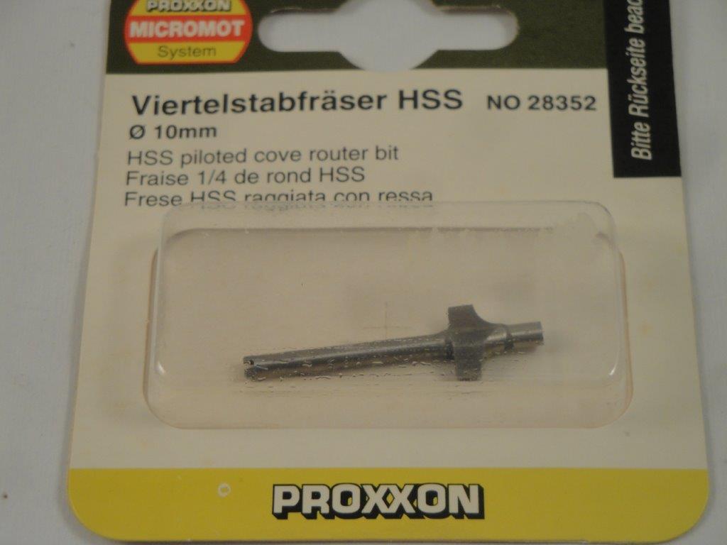 HSS-Viertelstabfr�ser, 10mm, proxxon 28352