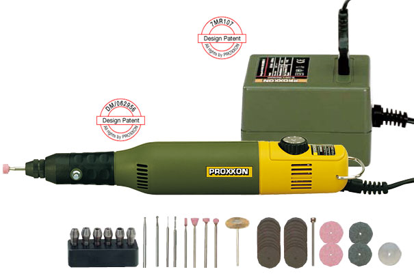 Modellbauer- und Gravierset mit Micromot 50/E, Proxxon 28515