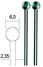 Kugelfr�ser 6mm, 2 Stk., 28725