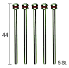 Ersatztr�ger, Spanndorn, 2,35 x 44mm, 5 Stk., Proxxon 28815
