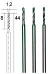 Micro-Spiralbohrer 1,2mm 3 Stk., Proxxon 28856