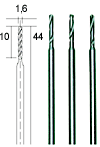 Micro-Spiralbohrer 1,6mm 3 Stk., Proxxon 28858