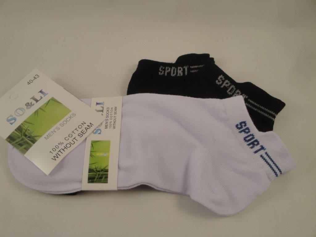 Herren Socken, So&Li sport, w/s/s, Gr��e 40-43, 3Paar