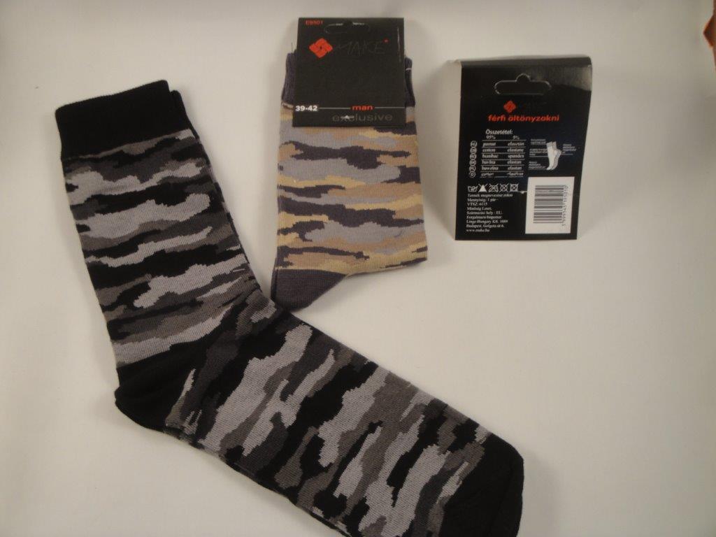 Herren Socken, man-exlusive, Mil braun, lang, Gr��e 39-42