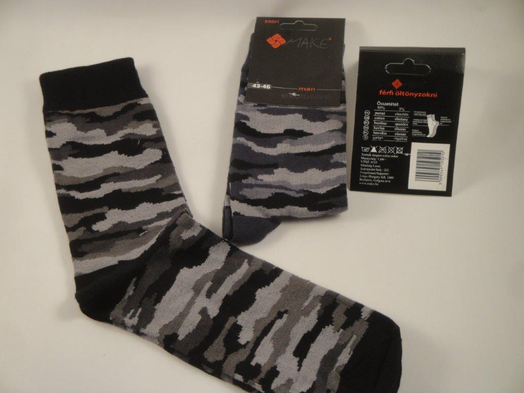 Herren Socken, man-exlusive, Mil blau, lang, Gr��e 43-46