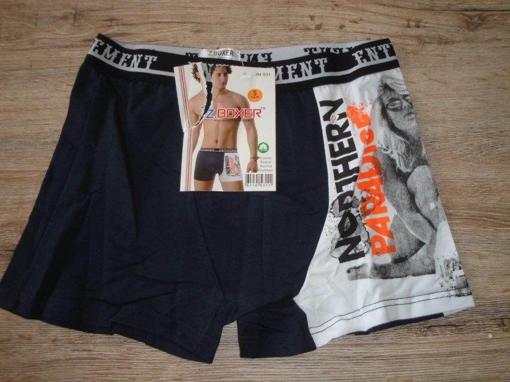 Herren Boxer, Z.Boxer JM-531 blau, Gr��e L,  Z.Boxer JM-531