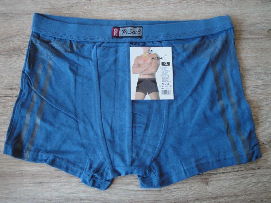 Herren Boxer, PESAIL F51123 blau/grau, Gr��e L
