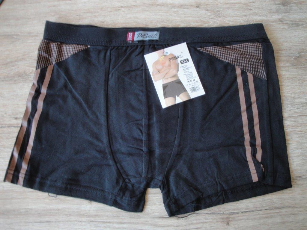 Herren Boxer, PESAIL F51123 schwarz/braun, Gr��e XXL