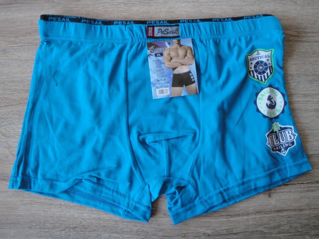 Herren Boxer, PESAIL HU-230 schwarz/blau, Gr��e XL, Nautical