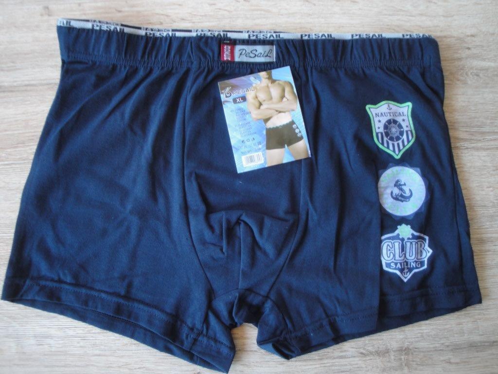Herren Boxer, PESAIL HU-230 blau/wei�, Gr��e L, Nautical