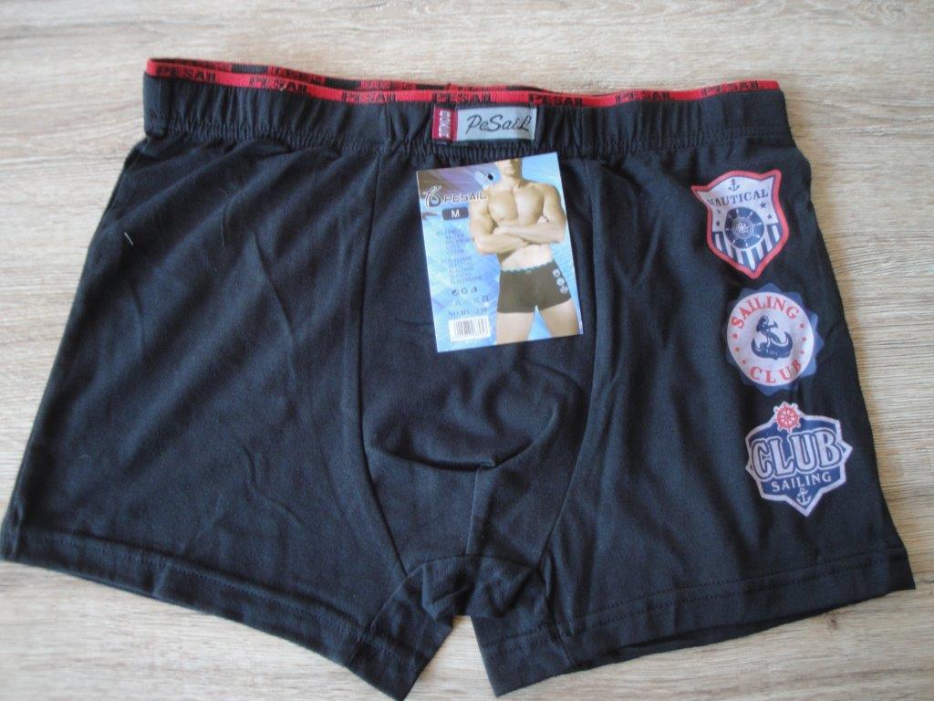 Herren Boxer, PESAIL HU-230 schwarz/blau, Gr��e XXXL, Nautical