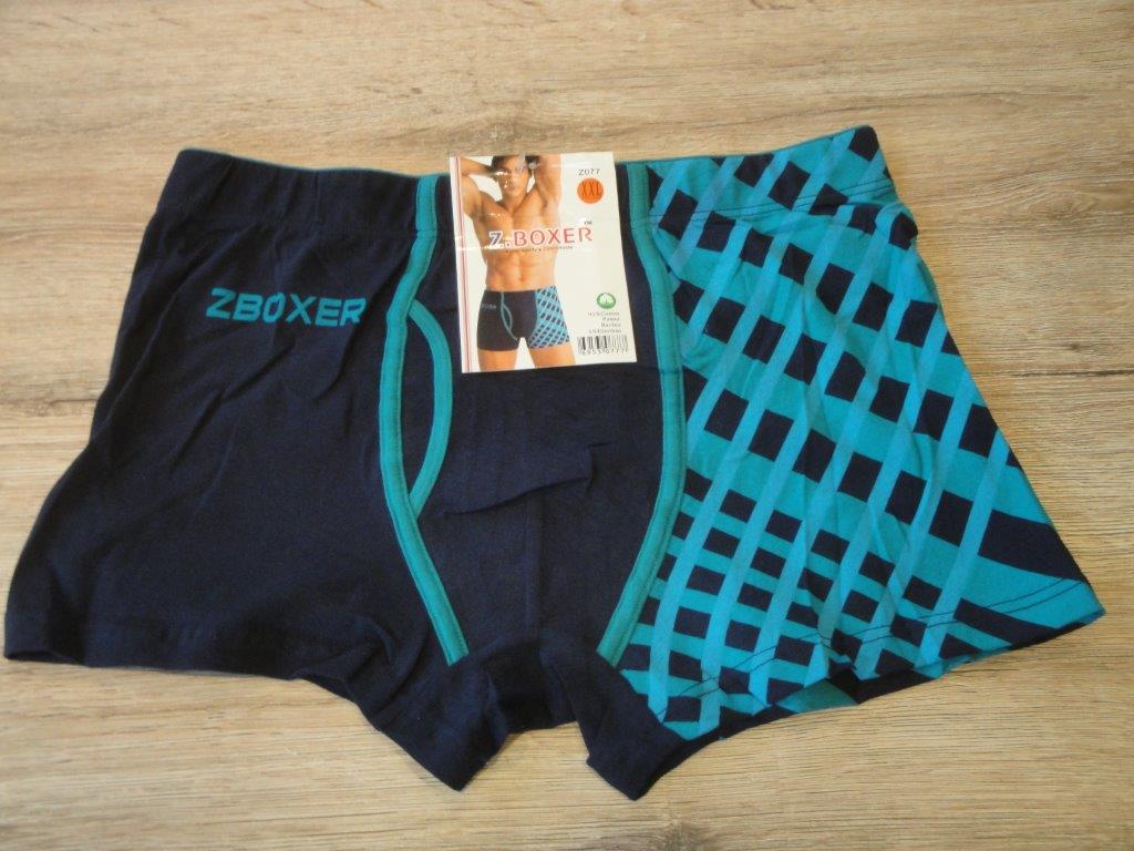 Herren Boxer, Z.Boxer Z077 blau, Gr��e L, mit Eingriff