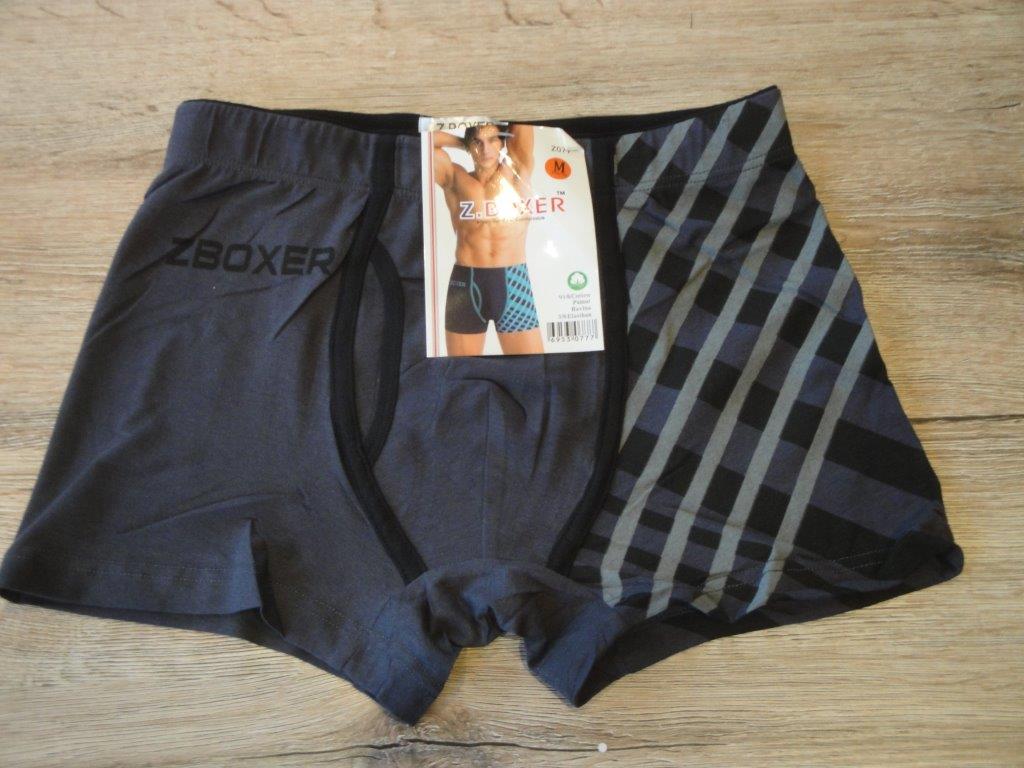 Herren Boxer, Z.Boxer Z077 dunkelgrau, Gr��e XXXL, mit Eingriff