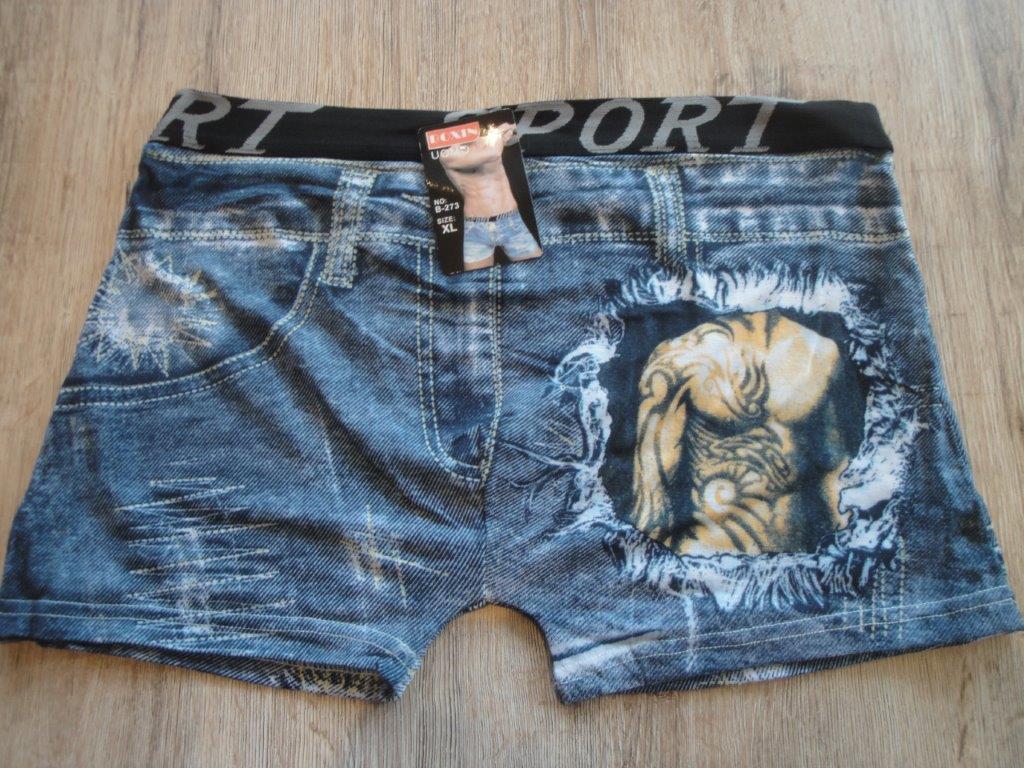 Herren Boxer, Boxin B-273, dunkelblau, Gr��e L,  Boxin B-273