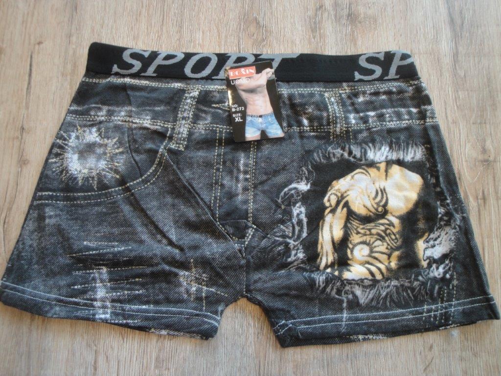 Herren Boxer, Boxin B-273, dunkelgrau, Gr��e L,  Boxin B-273