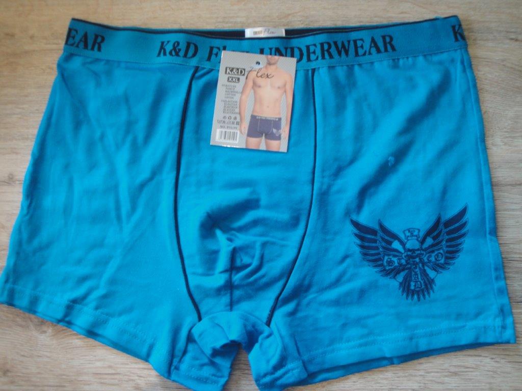 Herren Boxer, K&D F51191 dunkelblau, Gr��e XXL,  Sports