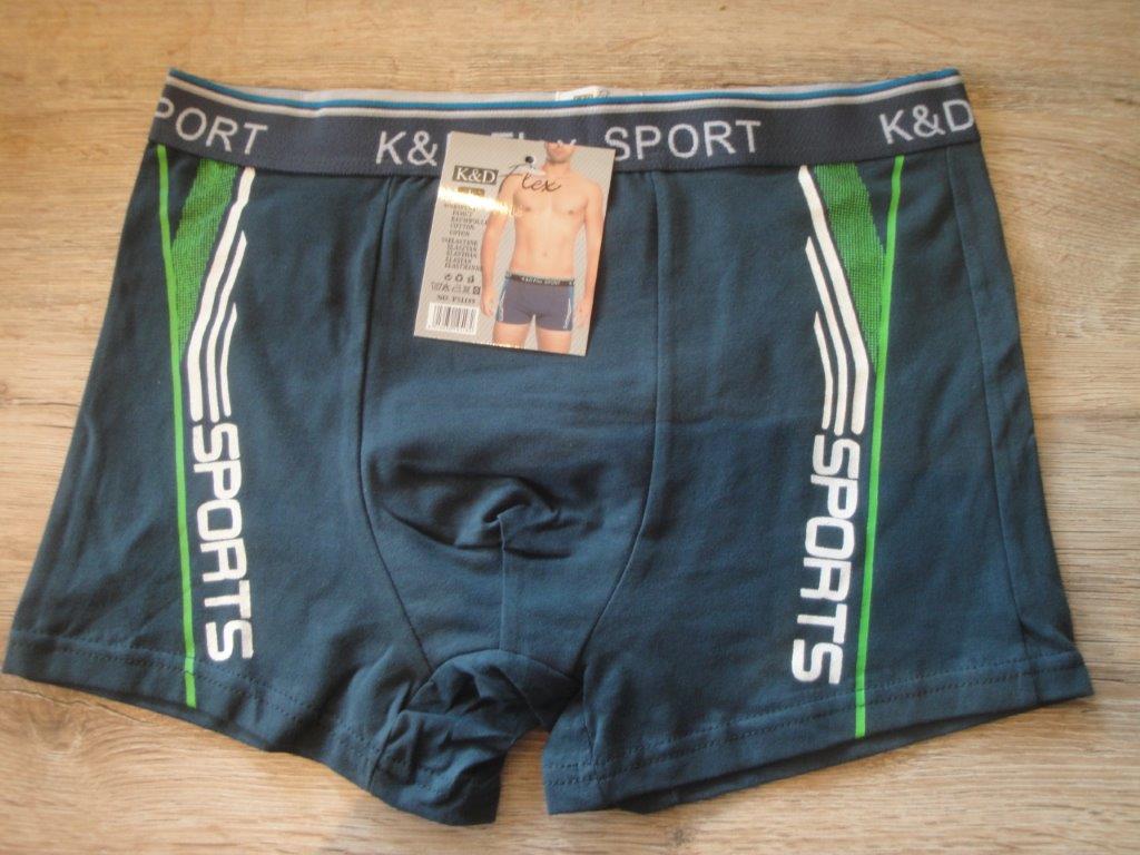 Herren Boxer, K&D F51189, t�rkis, Gr��e L,  Sports